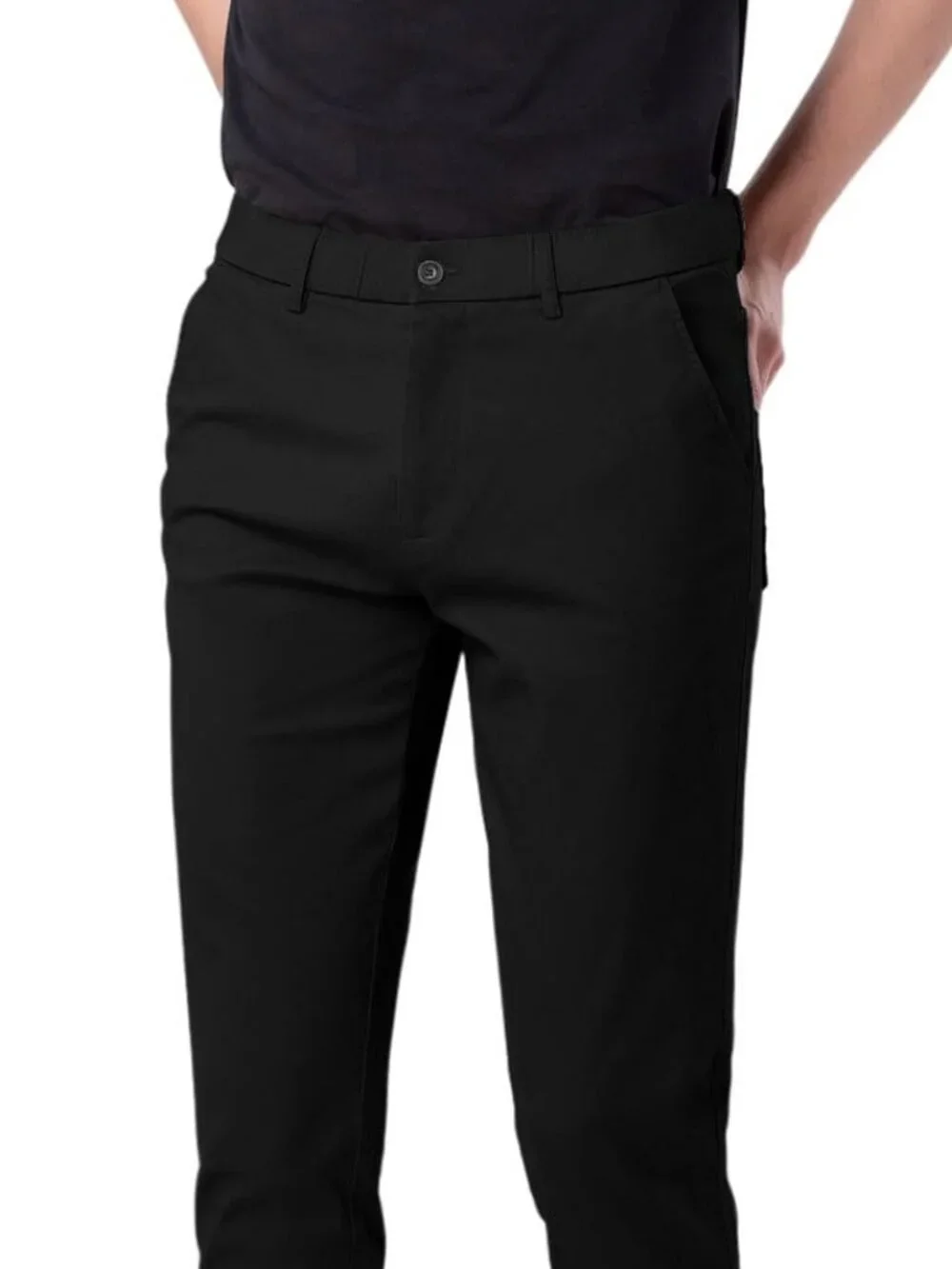 Men's Skinny Stretchy Khaki Pants
